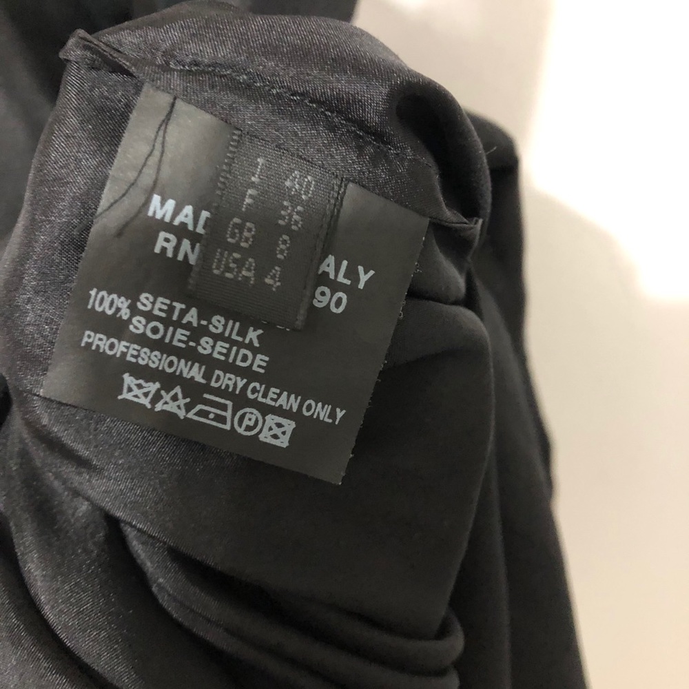 Derek Lam black 100% silk slip, nightgown - Picture 3 of 9